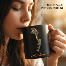 Ongebroken Vrouw Typography