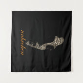 Ongebroken Vrouw Typography Wandkleed (Voorkant (horizontaal))