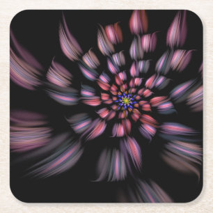 Ongebruikelijk en Abstract Vierkante Kartonnen Onderzetter