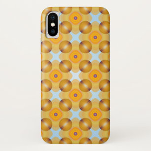 Ongebruikelijk geel geometrisch iPhone x hoesje
