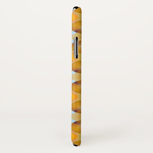 Ongebruikelijk geel geometrisch Case-Mate iPhone case (Achterkant / rechts)