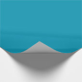 Ongebruikelijk Glanzend Bondi Blue Wrapping Paper Cadeaupapier (Hoek)