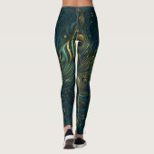Ongebruikelijk + uniek, zeer gedetailleerd doezela leggings (Achterkant)