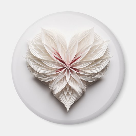 Ongebruikelijk vederachtig hart magneet (Voorkant)