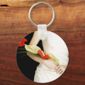 Ongebruikelijke bruiloft Bouquet Sleutelhanger (Voorkant)