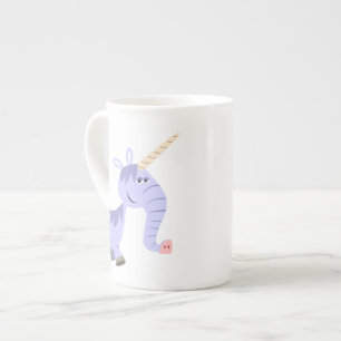Ongebruikelijke Cartoon Unicorn Bone China Mok
