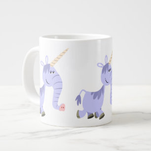 Ongebruikelijke Cartoon Unicorn Jumbo Mok