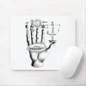 Ongebruikelijke hand Sun Alchemy Steampunk Muismat (Met muis)