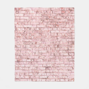 Ongebruikelijke heldere verzadigde abstracte roze fleece deken