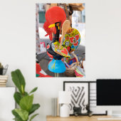 Ongebruikelijke kippenspleet poster (Thuiskantoor)