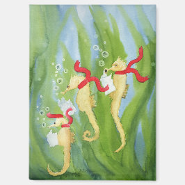 Ongebruikelijke vakantiedieren: zeepaardmagneet 2, magneet