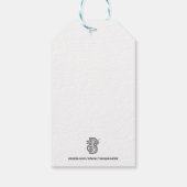 Ongebruikelijke Venus Flytrap Gift Label Label Cadeaulabel (Achterkant)