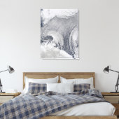 Ongebruikelijke wolkenformaties boven het Zee van Canvas Afdruk (Insitu (Slaapkamer))