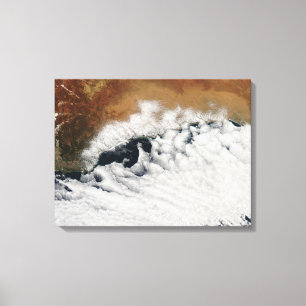 Ongebruikelijke wolkenformaties canvas afdruk
