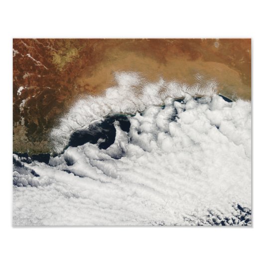 Ongebruikelijke wolkenformaties foto afdruk (Voorkant)