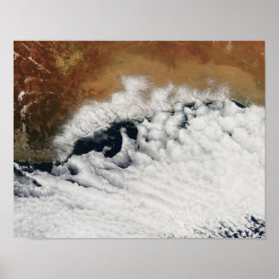 Ongebruikelijke wolkenformaties poster