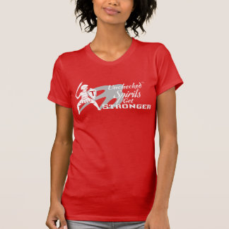 Ongecontroleerde Geesten Worden Sterker - Rode cre T-shirt