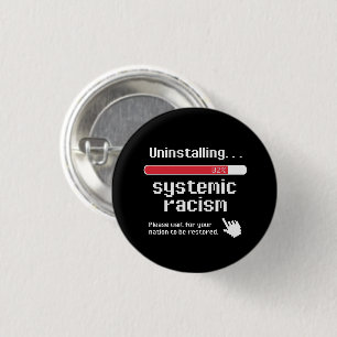 Ongedaan maken van Systemic Racism Classic Ronde S Button 3,2 Cm