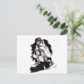 ongedefinieerd briefkaart (Staand voorkant)