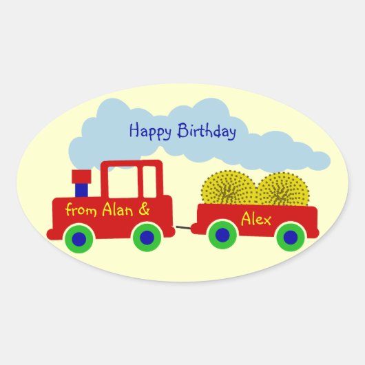 ongedefinieerd ovale sticker (Voorkant)