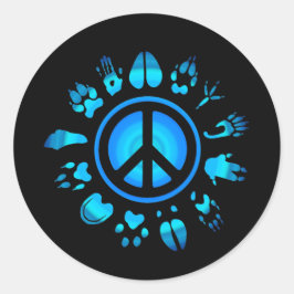 ongedefinieerd ronde sticker