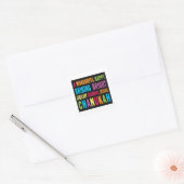 ongedefinieerd vierkante sticker (Envelop)
