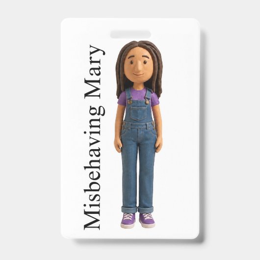 Ongedragend Mary Badge (Voorzijde)