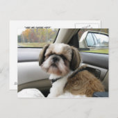 Ongeduldige passagier briefkaart (Voorkant / Achterkant)