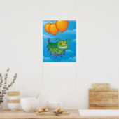 Ongeduldige rups print (Keuken)