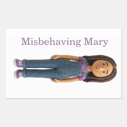 Ongedurig Mary Sticker (Voorkant)