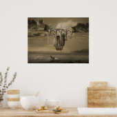 Ongeëvenaarde onwaarschijnlijkheidsschijf poster (Keuken)