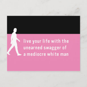 Ongeëvenaarde Swagger van Mediocre Witte Kerel/Mac Briefkaart
