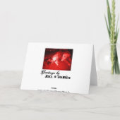 Ongehoorzaam en Nice Feestdagen Kaart (Achterkant)