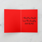 Ongehoorzaam of Nice - de Verticaal van het Feestdagen Kaart (Binnen)