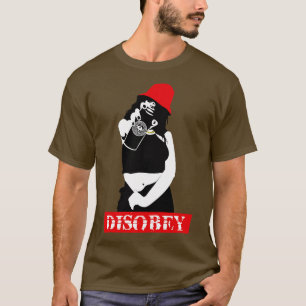 ONGEHOORZAAMHEID in ROOD T-shirt