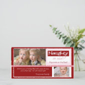 Ongehoorzame of van Nice      ~- Kerstkaart (Staand voorkant)