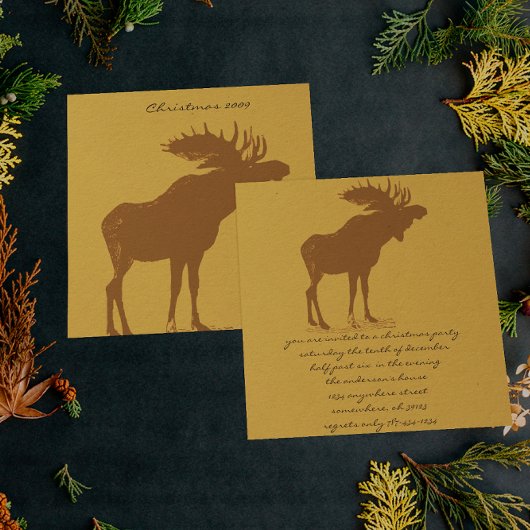 Ongekende kerstfeestdagen kaart