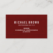 ongekende marmering visitekaartje (Achterkant)