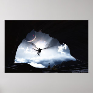 Ongeketend 36 x 22,5 inch poster