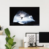 Ongeketend 36 x 22,5 inch poster (Thuiskantoor)