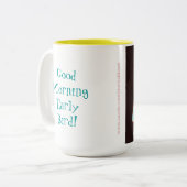 Ongekookte,  fotokoffie-theebeker Mok (Voorkant links)