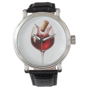 Ongekurkeld Liefde Elegante Wijnspat Trouwcadeau Horloge