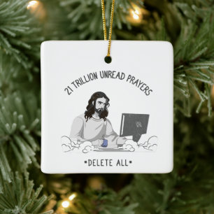 Ongelezen gebeden - Alle WWJD verwijderen? grappig Keramisch Ornament