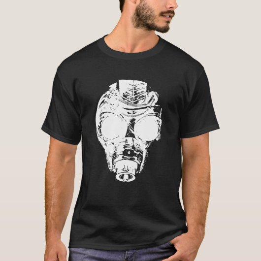 Ongelofelijk Cool Steampunk Breathing Mask T-shirt (Voorkant)