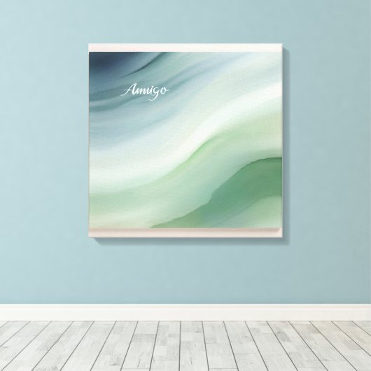 Ongelofelijk design canvas afdruk (Insitu (Houten vloer))