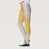 Ongelofelijk goud en grijs leggings (Links)