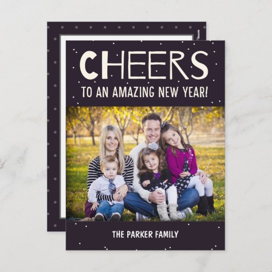 Ongelofelijk jaar oud Briefkaart voor de fotokaart (Voorkant / Achterkant)