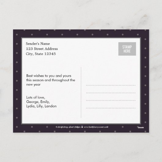 Ongelofelijk jaar oud Briefkaart voor de fotokaart (Achterkant)