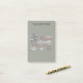 Ongelofelijk patriottisch militair uniek post-it® notes (Op bureau)