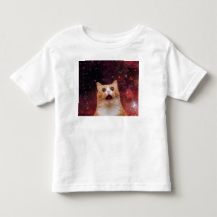 Ongelofelijk ruimtekat kinder shirts